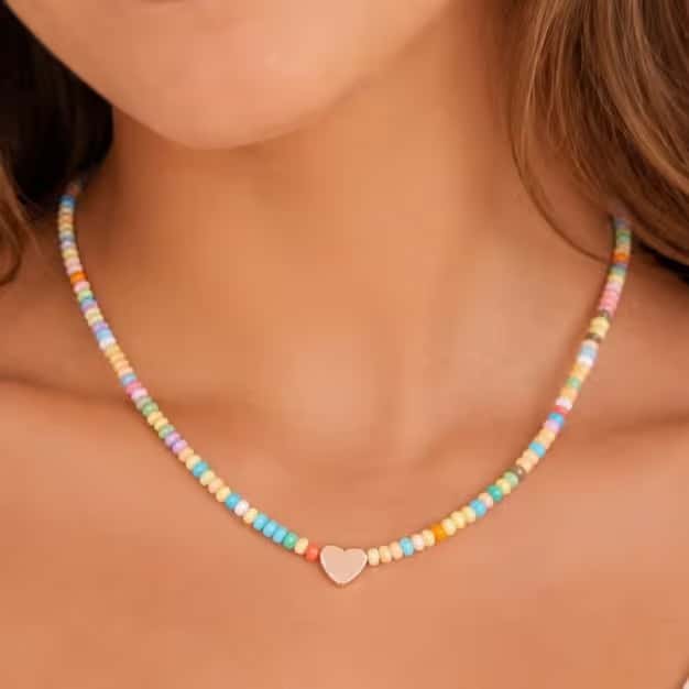 Choker Arcoíris Pastel - fotografía de producto