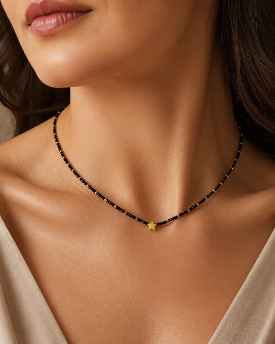 Choker Noche Estrellada - fotografía de producto