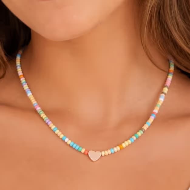 Choker Arcoíris Pastel - fotografía de producto