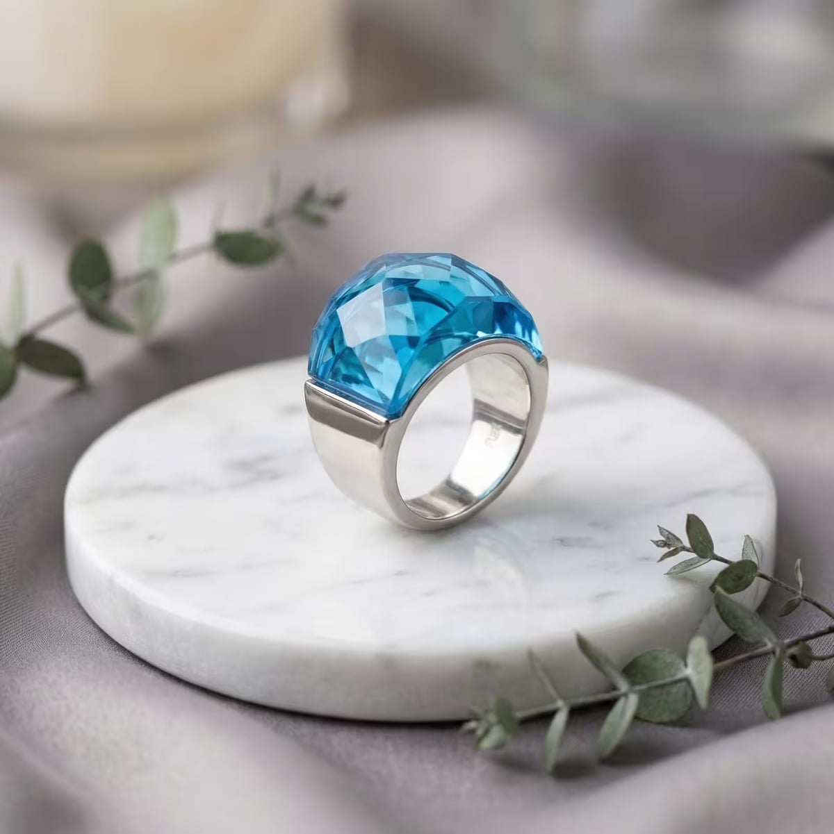 Anillo Acuario - fotografía de producto